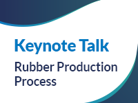 A video thumbnail for a keynote talk about using CFD simulation for rubber production.